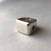 더블 심볼 반지 925실버