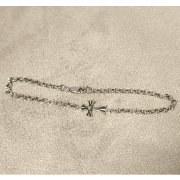 크로스펜던트 체인 팔찌 925실버