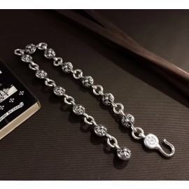크로스볼 링크 팔찌 925실버