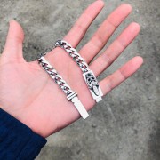 베이비 대거 id박스 10mm 체인 팔찌