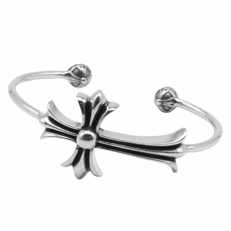 빅크로스 뱅글 팔찌 925실버