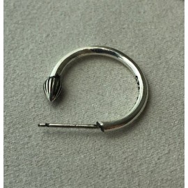 후프링 귀걸이