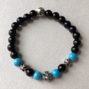 8mm오닉스 터키석 믹스 팔찌