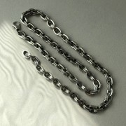 페이퍼체인 목걸이 8mm 925실버