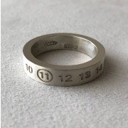 넘버 각인 무광 스페이서 반지