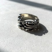 스켈레톤 플로랄 링