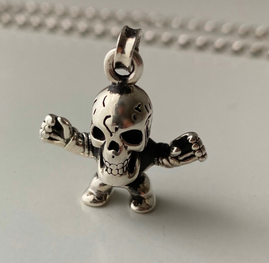 미니 스컬 펜던트