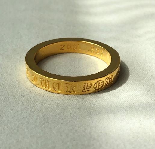 22k플레이팅 4mm 퍽유링