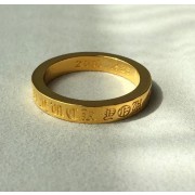 22k플레이팅 4mm 퍽유링