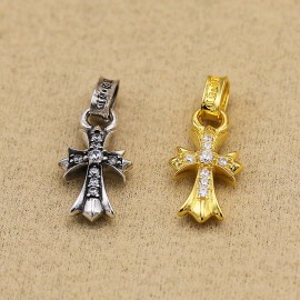 큐빅세팅 미니크로스 펜던트