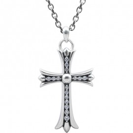 큐빅세팅 빅 크로스 펜던트