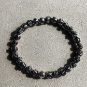 6mm 크로스볼 밴딩 팔찌