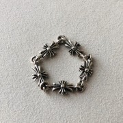 크로스 타이니 체인 반지