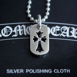 큐빅세팅 베이비 크로스 도그텍 펜던트