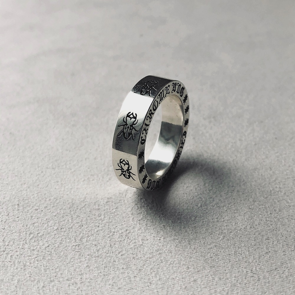 bug pattern ring